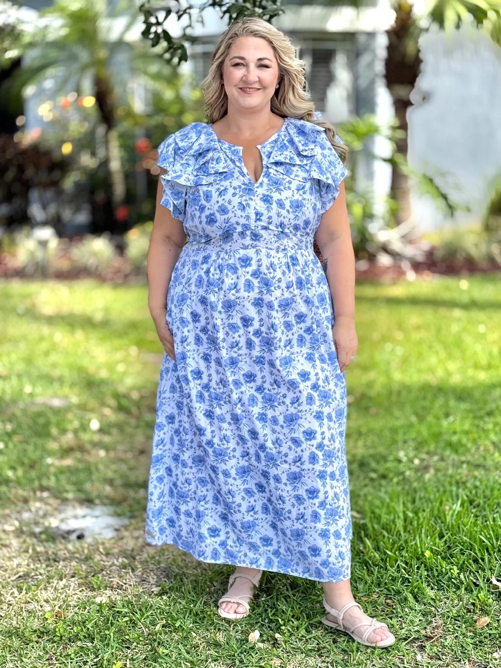 Simply southern dress- worn twice - small